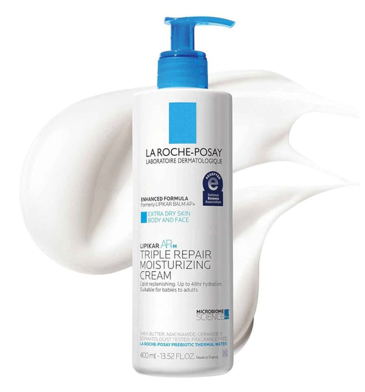 La Roche-Posay Lipikar AP+ Triple Repair Moisturizing Cream | Face & Body Lotion For Dry Skin | Shea Butter & Niacinamide Moisturizer | Gentle Face & Body Cream For Dry, Rough & Sensitive Skin