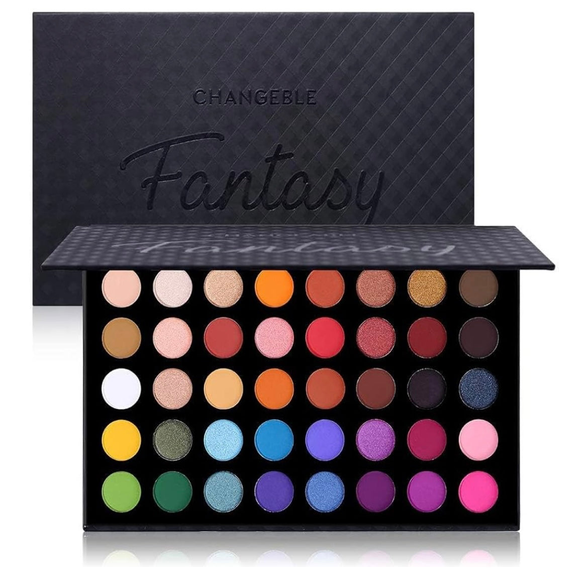 Highly Pigmented Eye Makeup Palette, Matte Shimmer Metallic Eyeshadow Pallet Long Lasting Blendable Natural Colors Make Up Eye Shadows Cosmetics Gift Kit